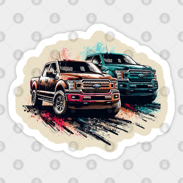 Ford F150 Sticker by Vehicles-Art